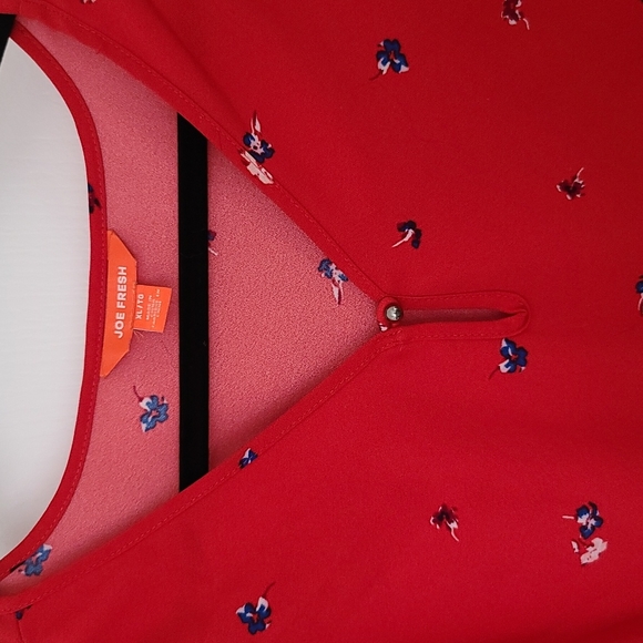 Floral red dress - Picture 2 of 4